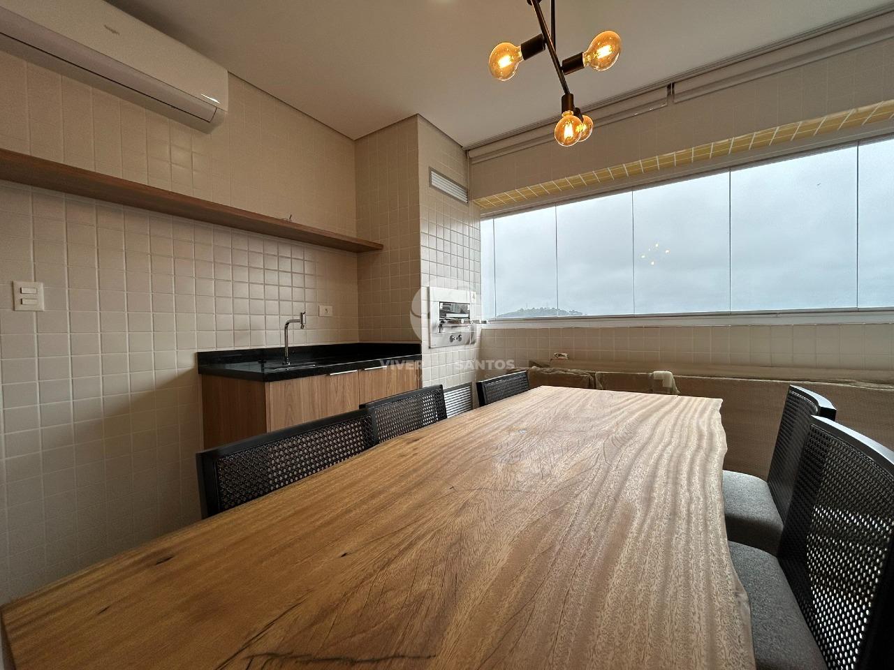 Apartamento Mobiliado, 3 Dormitórios, Suíte, Lazer Completo e 2 Vagas no Boqueirão – Santos/SP em Boqueirão, Santos — foto 5