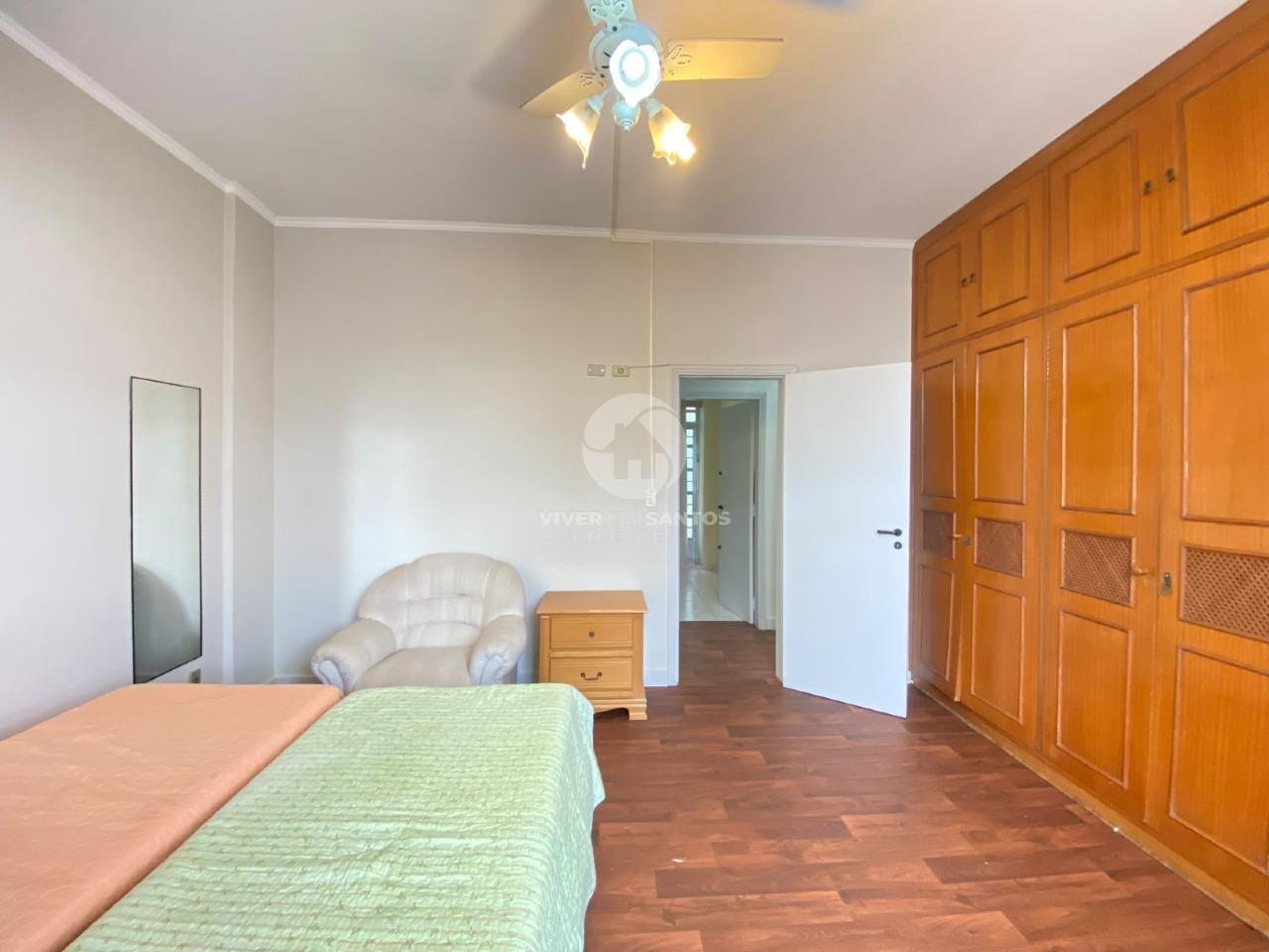 Apartamento Frente Mar 135 m², 4 Dormitórios, 3 Vagas no Edifício Parque Verde Mar no Boqueirão – Santos/SP em Boqueirão, Santos — foto 12