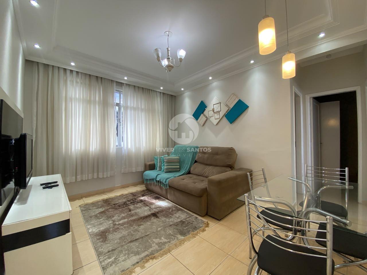 Apartamento Reformado, 2 Dormitórios, Vaga Coletiva e a 4 Quadras da Praia no Embaré – Santos/SP em Embaré, Santos — foto 3