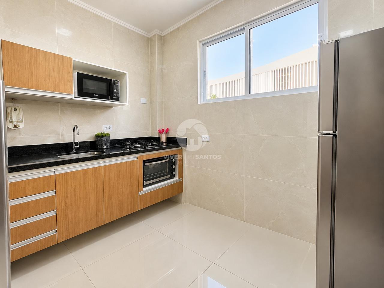 Apartamento Reformado Porteira Fechada, 2 Dormitórios e Suíte em Prédio Frente Mar no Embaré – Santos/SP em Embaré, Santos — foto 11