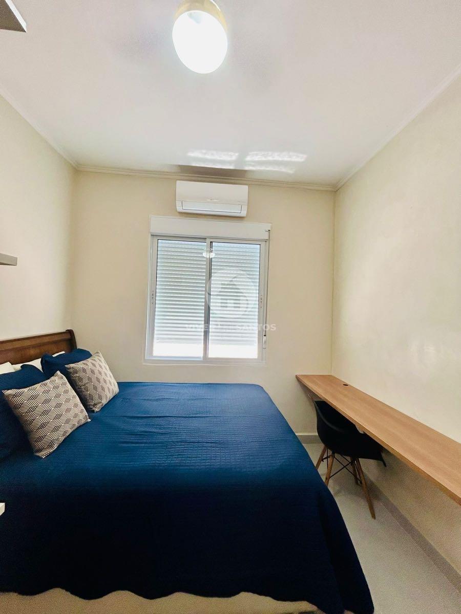 Apartamento Reformado Porteira Fechada, 2 Dormitórios e Suíte em Prédio Frente Mar no Embaré – Santos/SP em Embaré, Santos — foto 6