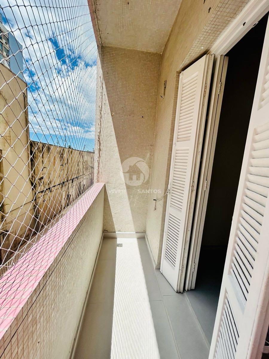 Apartamento Reformado Porteira Fechada, 2 Dormitórios e Suíte em Prédio Frente Mar no Embaré – Santos/SP em Embaré, Santos — foto 9