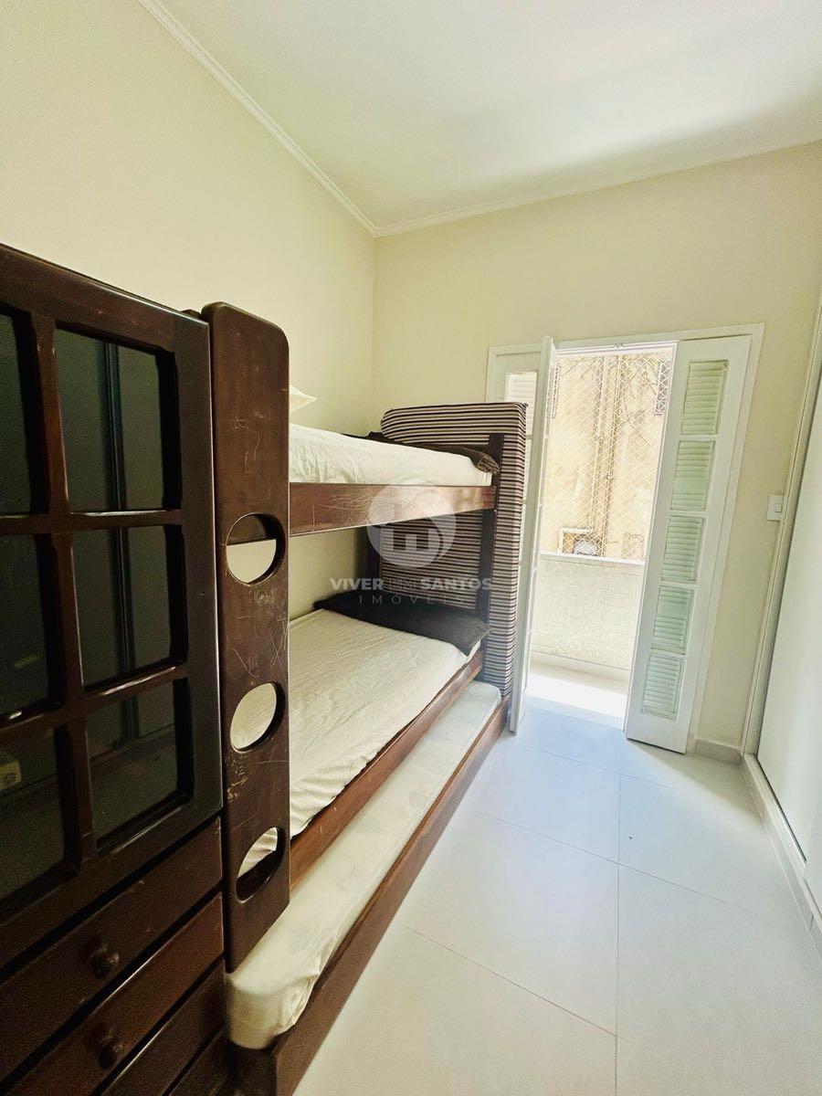 Apartamento Reformado Porteira Fechada, 2 Dormitórios e Suíte em Prédio Frente Mar no Embaré – Santos/SP em Embaré, Santos — foto 8