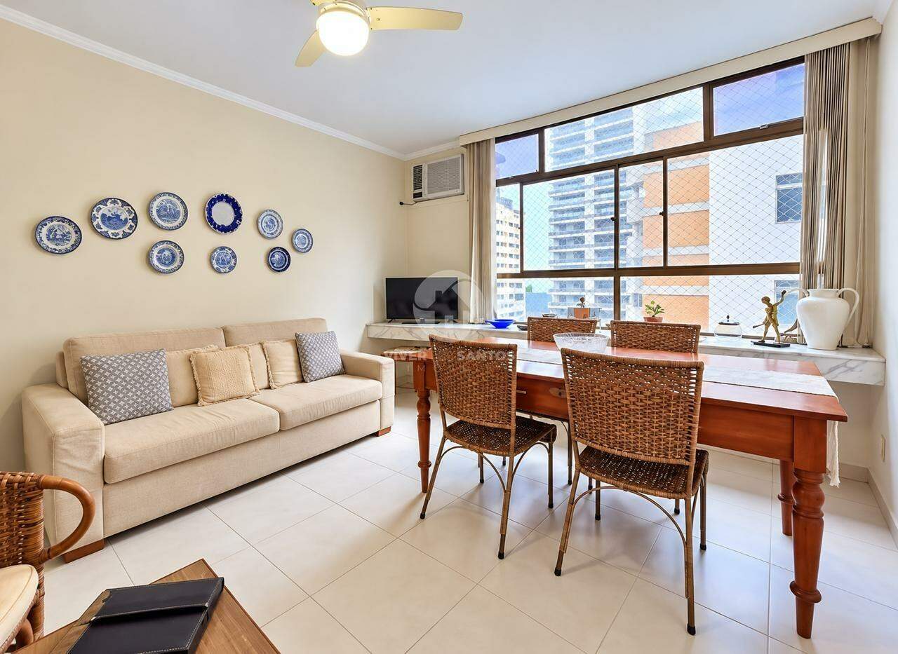Apartamento 1 quarto e 1 vaga demarcada prédio frente mar - Aparecida - Santos em Aparecida, Santos — foto 6