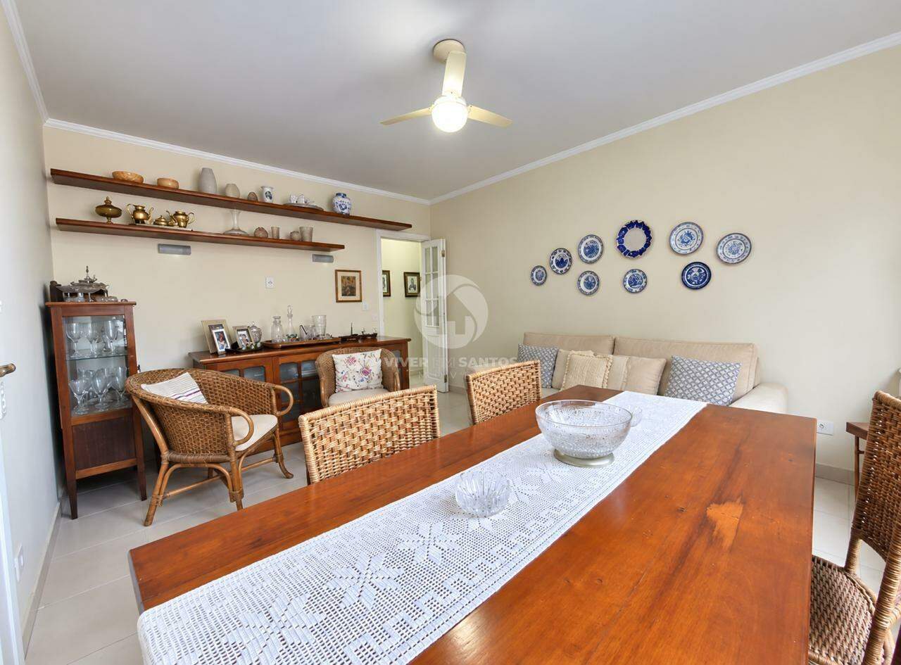 Apartamento 1 quarto e 1 vaga demarcada prédio frente mar - Aparecida - Santos em Aparecida, Santos — foto 8