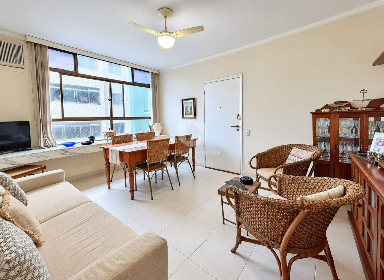 Apartamento 1 quarto e 1 vaga demarcada prédio frente mar - Aparecida - Santos em Aparecida, Santos — foto 7