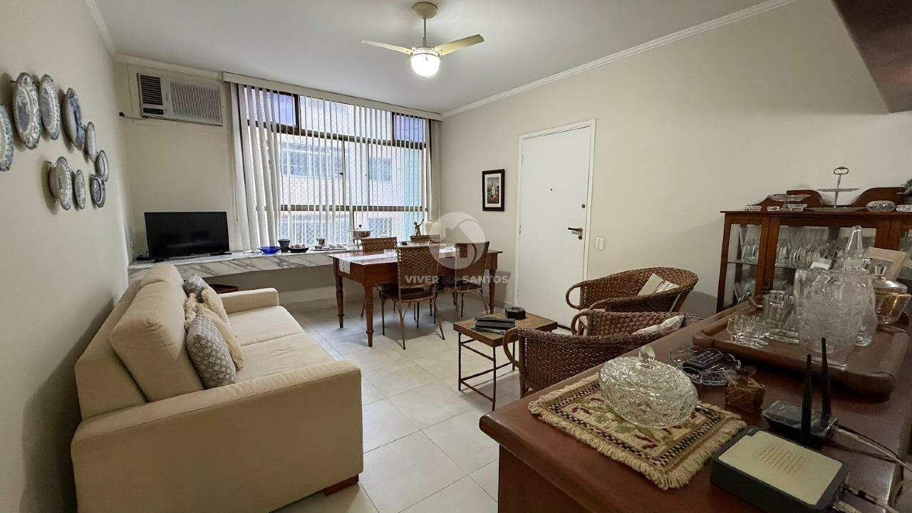 Apartamento 1 quarto e 1 vaga demarcada prédio frente mar - Aparecida - Santos em Aparecida, Santos — foto 9