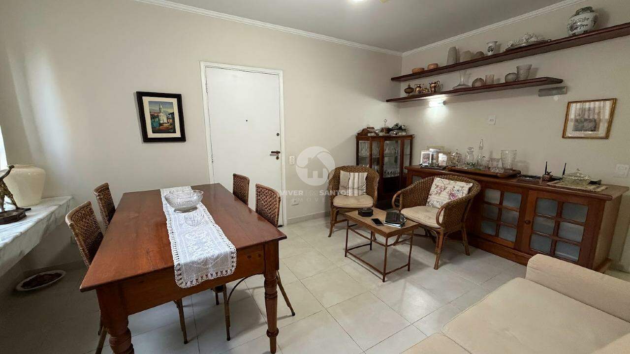 Apartamento 1 quarto e 1 vaga demarcada prédio frente mar - Aparecida - Santos em Aparecida, Santos — foto 4
