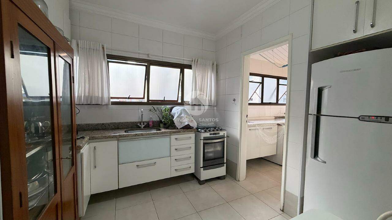 Apartamento 1 quarto e 1 vaga demarcada prédio frente mar - Aparecida - Santos em Aparecida, Santos — foto 20