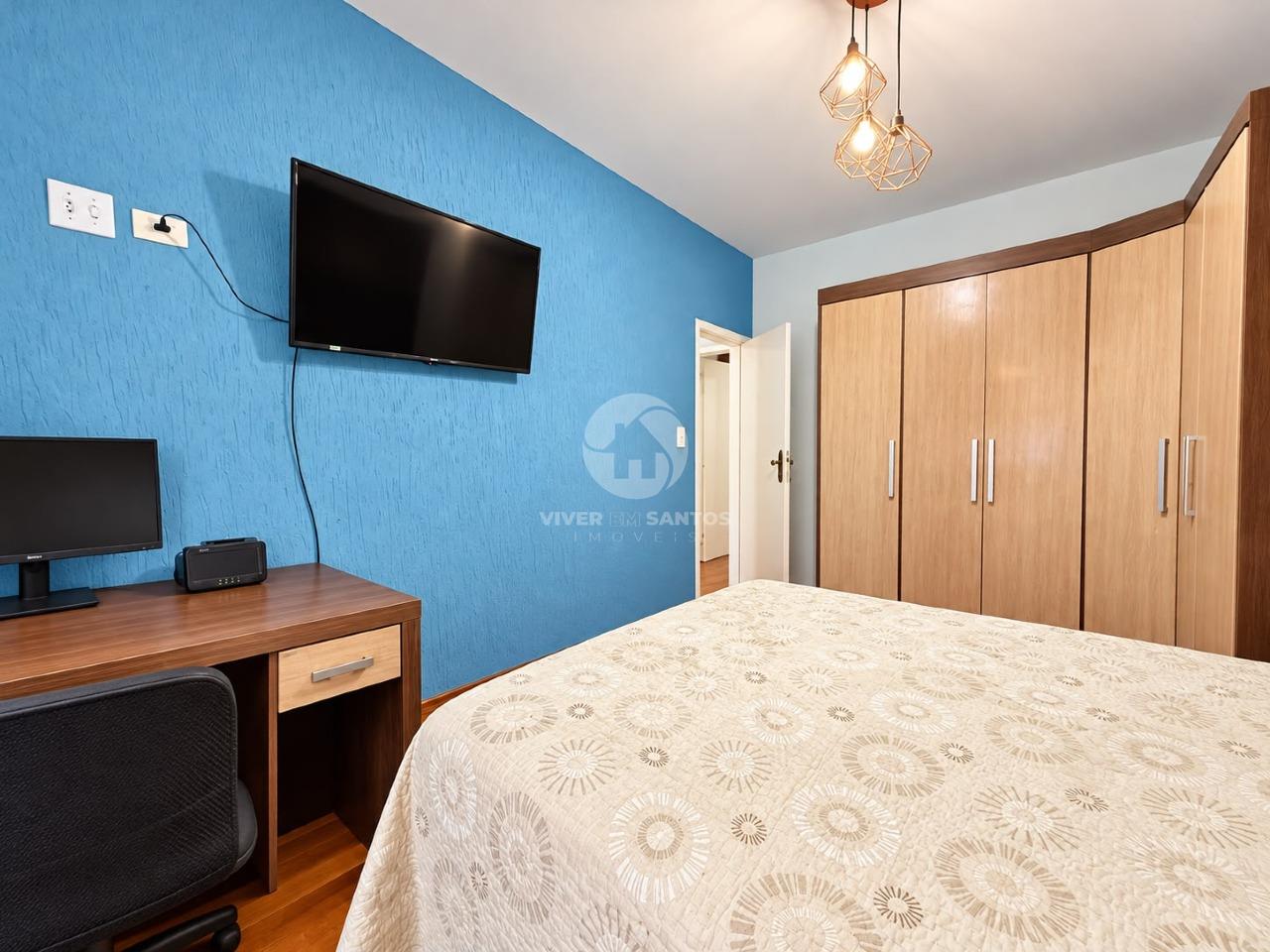 Apartamento de 121 m² com 3 quartos e 2 vagas à venda na Aparecida, Santos em Aparecida, Santos — foto 5