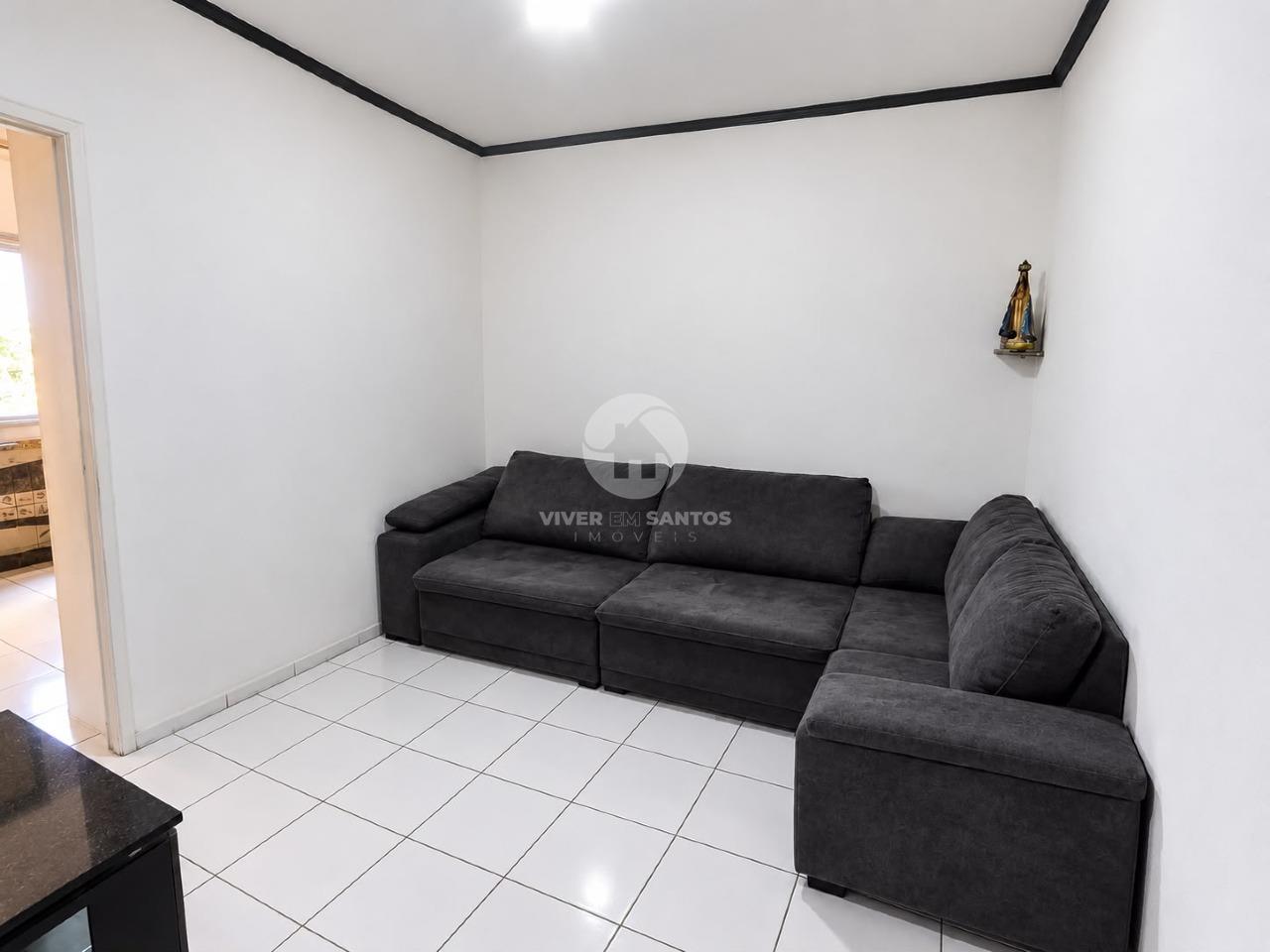 Apartamento 1 Dormitório, Planejados e Vaga de Garagem no Gonzaga – Santos/SP em Gonzaga, Santos — foto 3