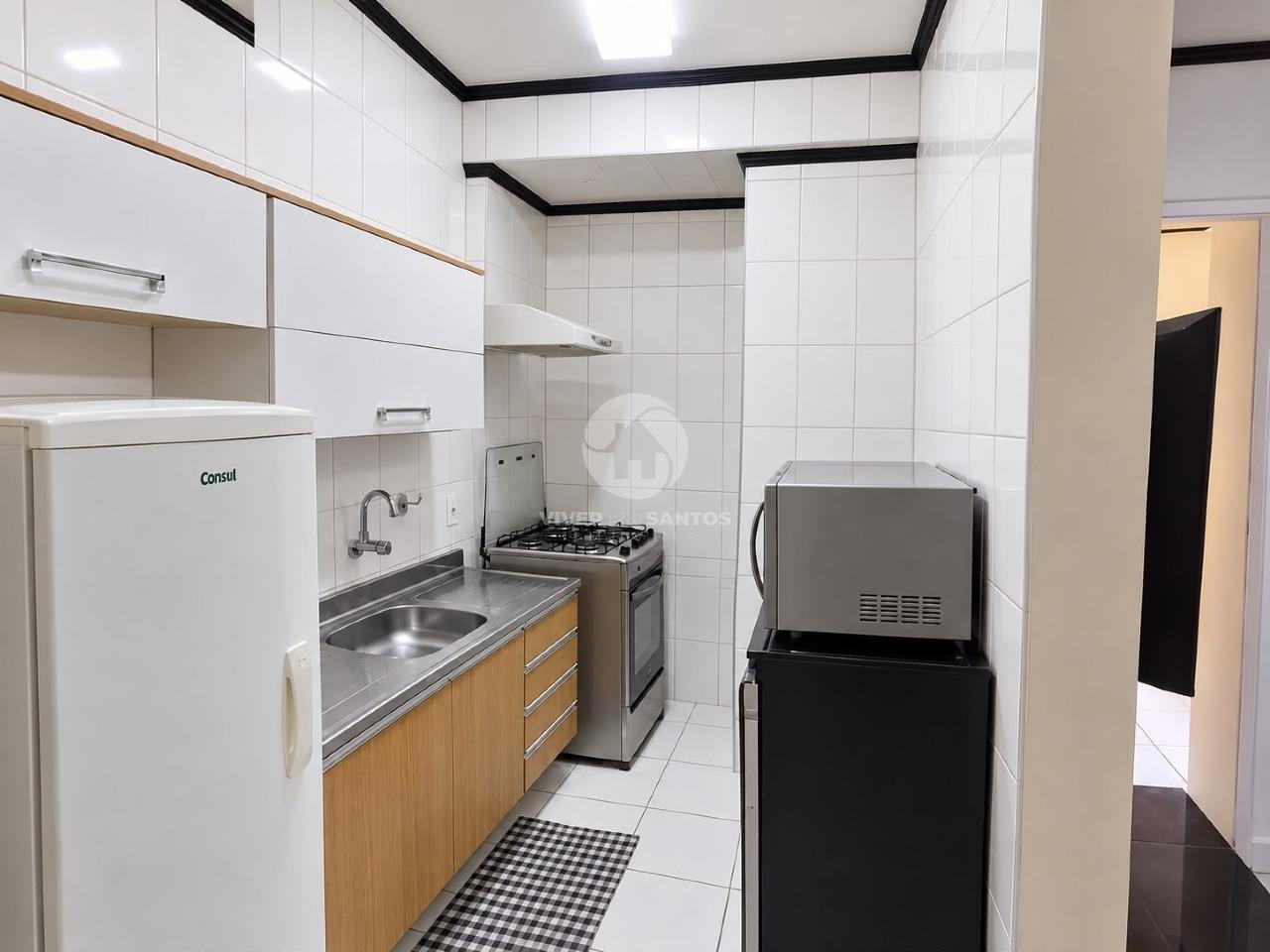 Apartamento 1 Dormitório, Planejados e Vaga de Garagem no Gonzaga – Santos/SP em Gonzaga, Santos — foto 7