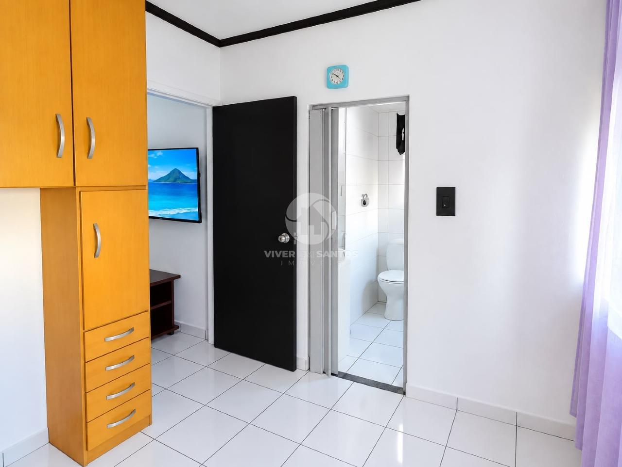 Apartamento 1 Dormitório, Planejados e Vaga de Garagem no Gonzaga – Santos/SP em Gonzaga, Santos — foto 6