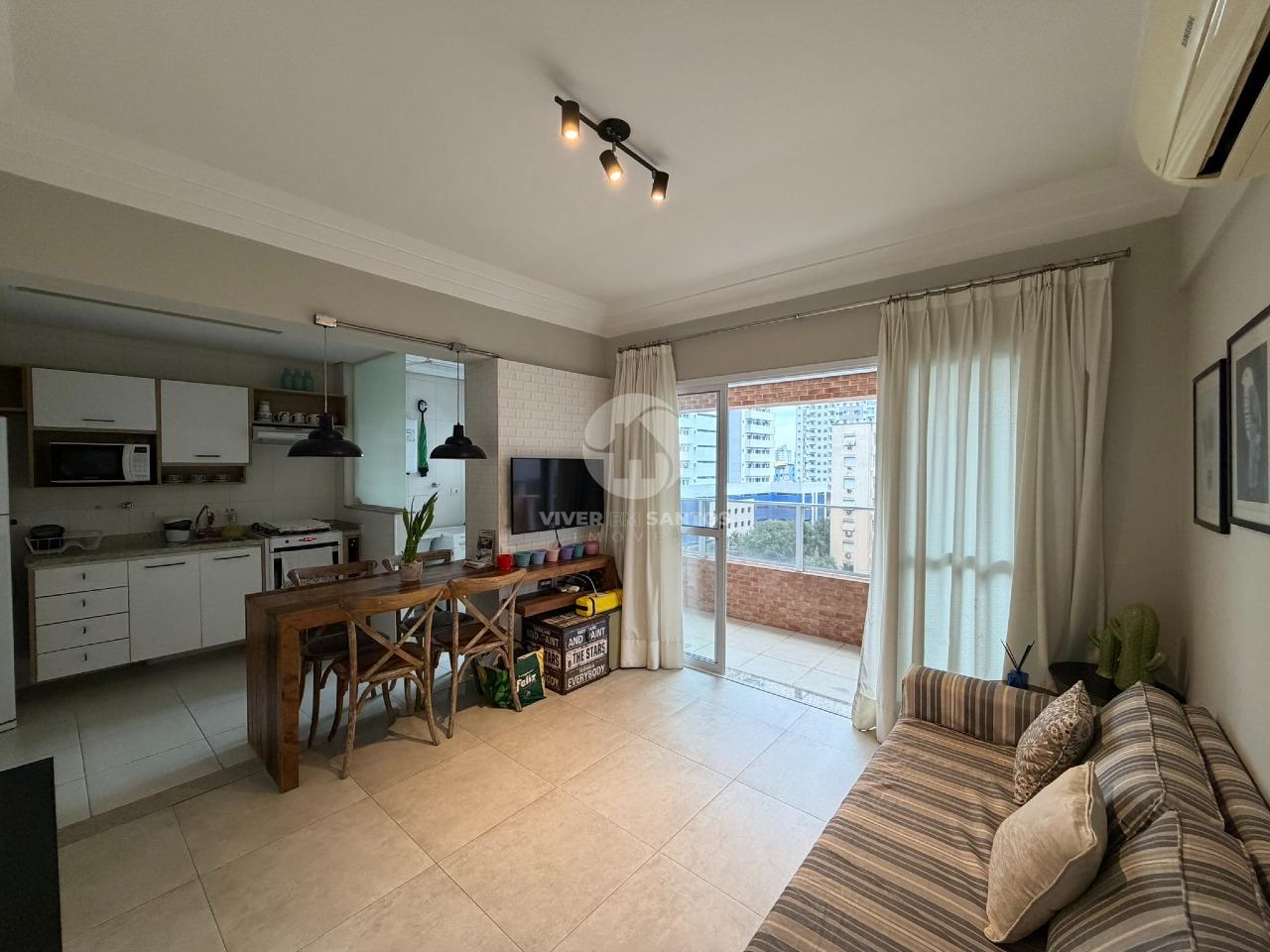 Apartamento 1 Dormitório, Varanda, Vaga e Lazer Completo no Boqueirão – Santos/SP em Boqueirão, Santos — foto 4