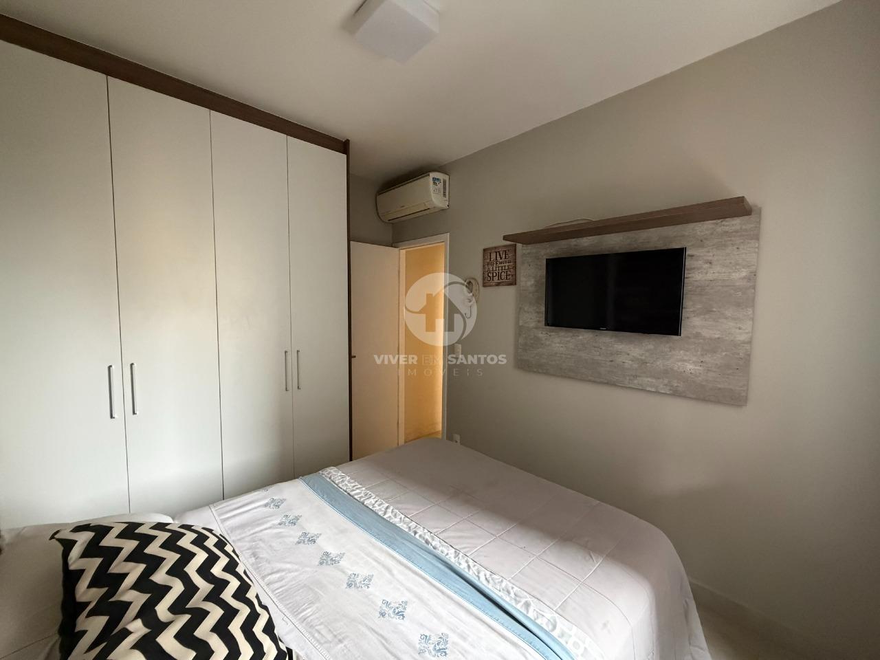 Apartamento 1 Dormitório, Varanda, Vaga e Lazer Completo no Boqueirão – Santos/SP em Boqueirão, Santos — foto 16