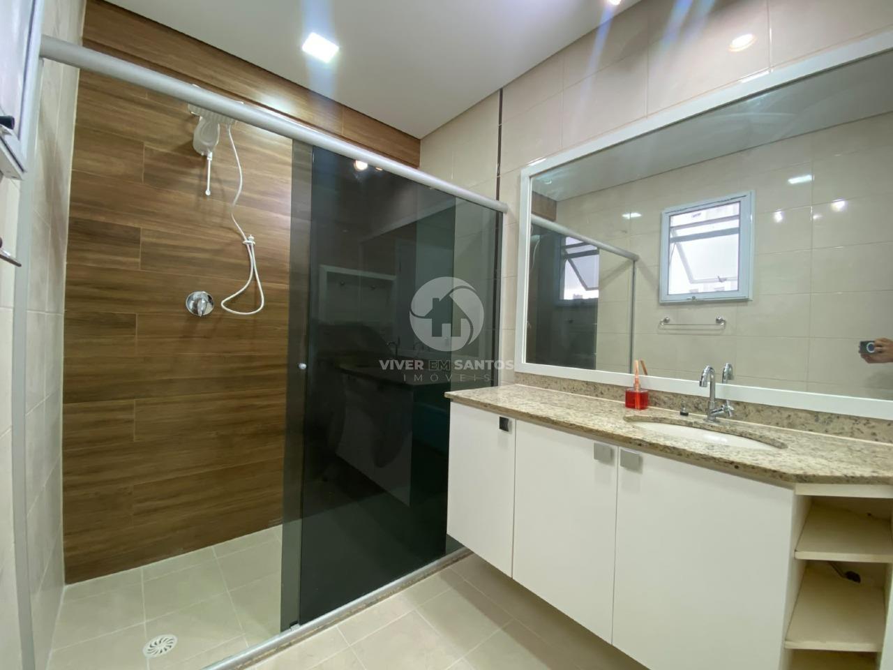 Cobertura Duplex 219 m², 3 Suítes, Piscina Privativa, Vista Mar e 2 Vagas na Ponta da Praia - Santos/SP em Ponta da Praia, Santos — foto 16