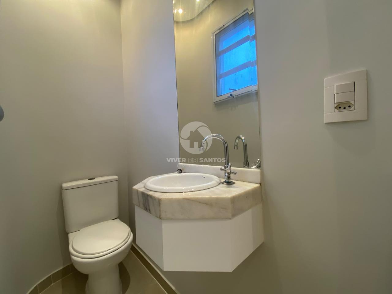 Cobertura Duplex 219 m², 3 Suítes, Piscina Privativa, Vista Mar e 2 Vagas na Ponta da Praia - Santos/SP em Ponta da Praia, Santos — foto 6