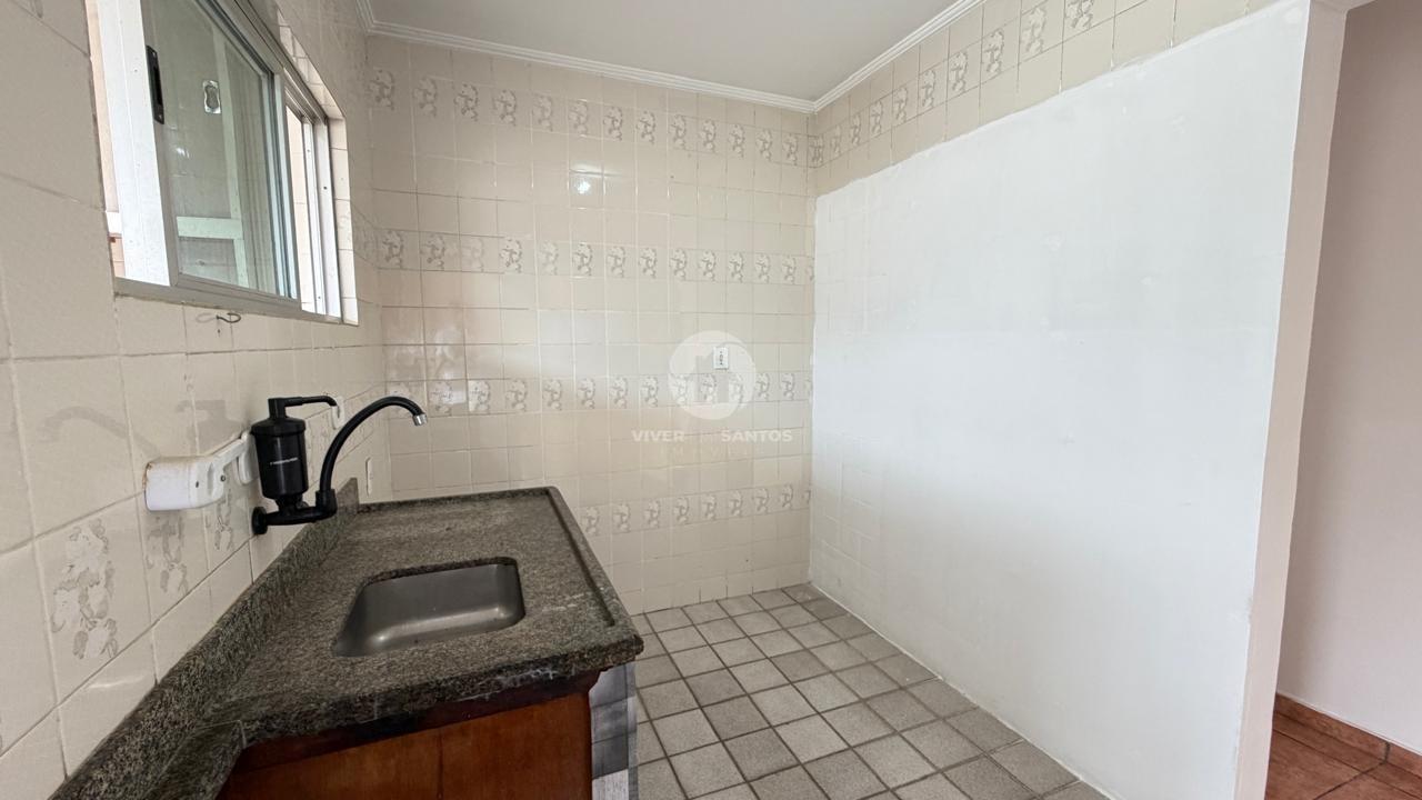 Apartamento 2 Dormitórios, Sala Ampla, Área de Serviço Separada e Elevador – Santos/SP em Embaré, Santos — foto 21