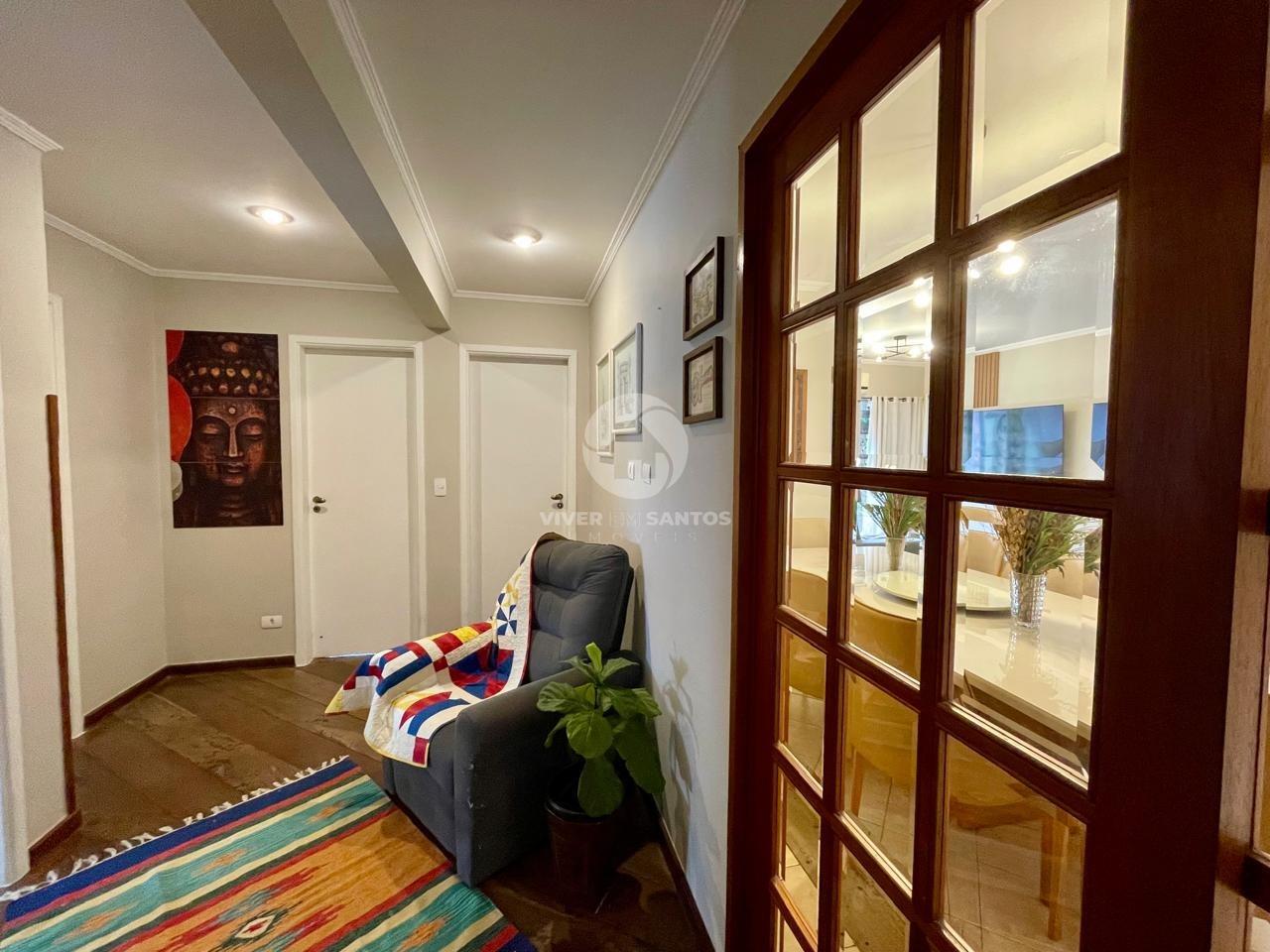 Apartamento de Frente, 3 Dormitórios, Suíte, Sacada e Vaga Demarcada no Embaré – Santos/SP em Embaré, Santos — foto 14