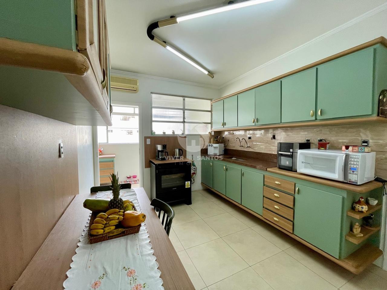 Apartamento de Frente, 3 Dormitórios, Suíte, Sacada e Vaga Demarcada no Embaré – Santos/SP em Embaré, Santos — foto 16