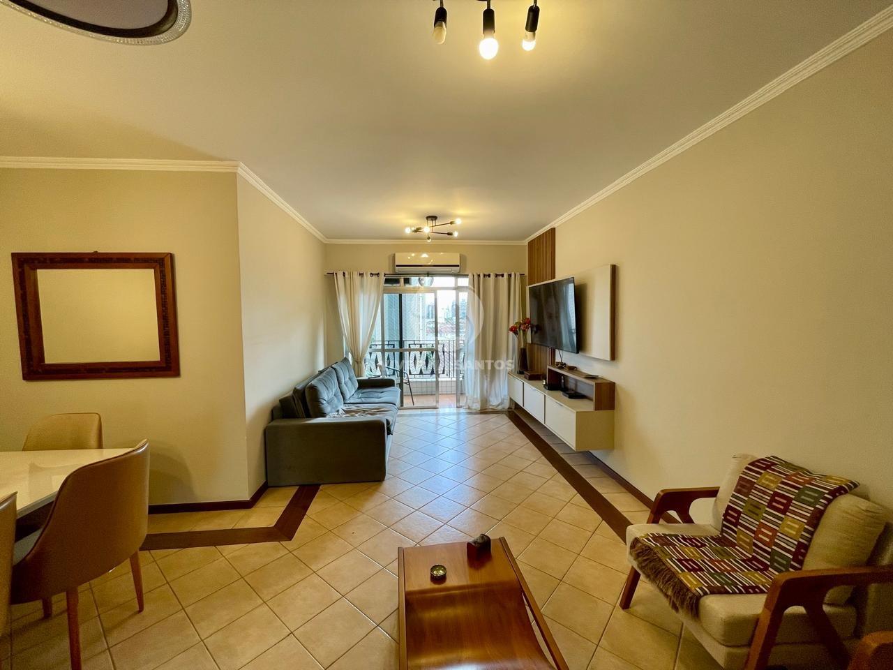 Apartamento de Frente, 3 Dormitórios, Suíte, Sacada e Vaga Demarcada no Embaré – Santos/SP em Embaré, Santos — foto 3