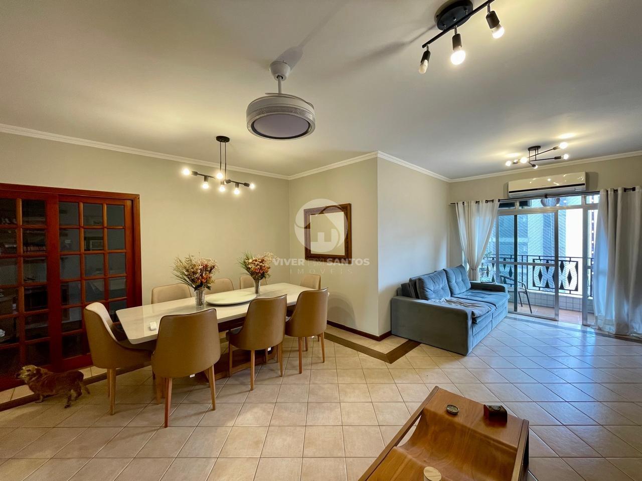 Apartamento de Frente, 3 Dormitórios, Suíte, Sacada e Vaga Demarcada no Embaré – Santos/SP em Embaré, Santos — foto 4