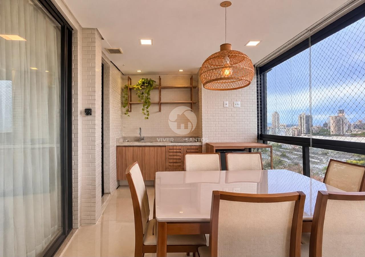 Apartamento, 2 Dormitórios, Suíte, Varanda Gourmet, 2 Vagas e Lazer Completo na Aparecida – Santos/SP em Aparecida, Santos — foto 4