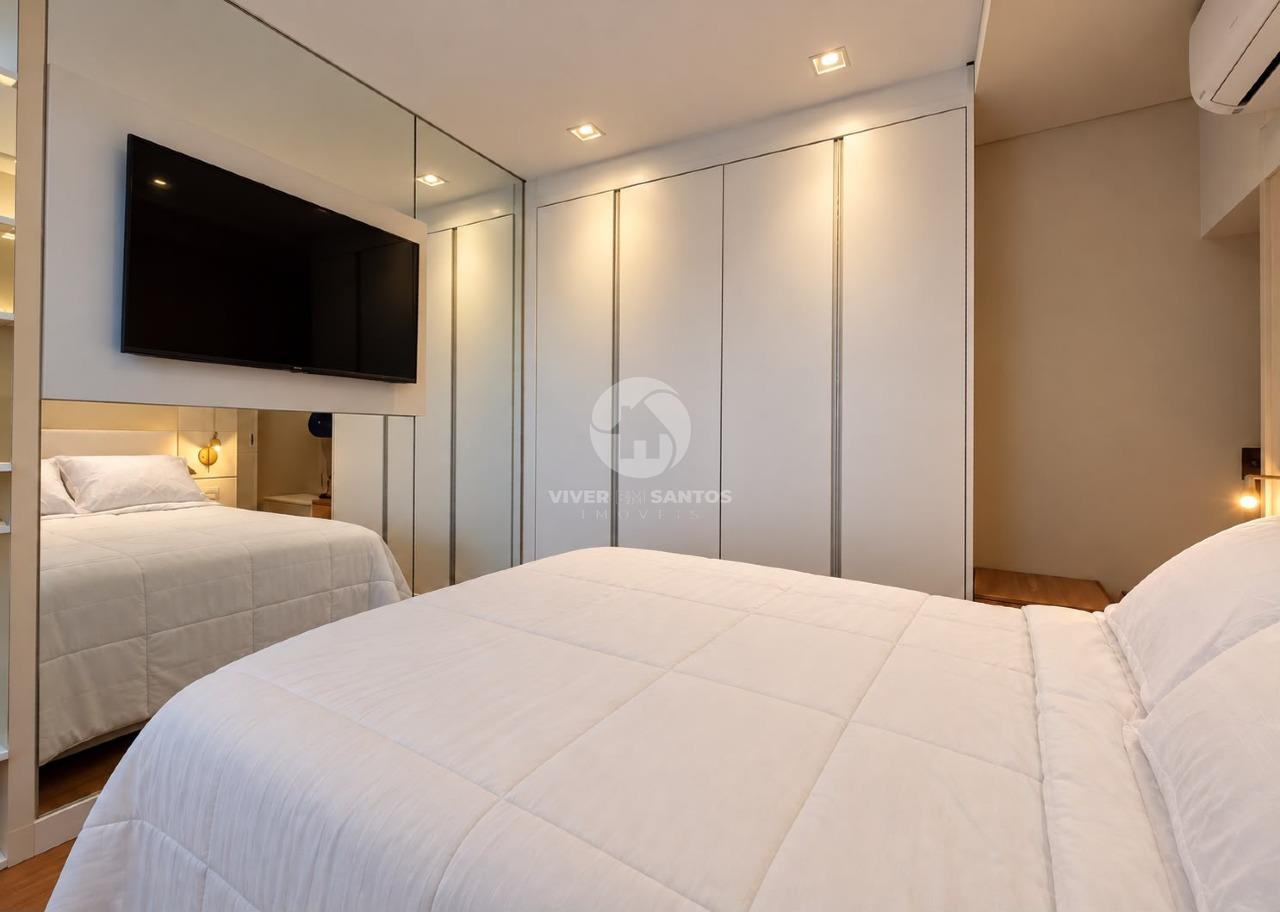 Apartamento, 2 Dormitórios, Suíte, Varanda Gourmet, 2 Vagas e Lazer Completo na Aparecida – Santos/SP em Aparecida, Santos — foto 3