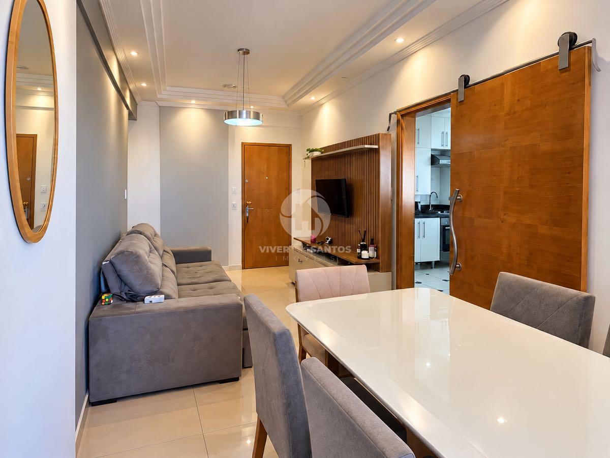 Apartamento, 2 Dormitórios, sendo 1 suíte, Dependência de Serviço, Vaga e Portaria 24h no Campo Grande – Santos/SP em Campo Grande, Santos — foto 2