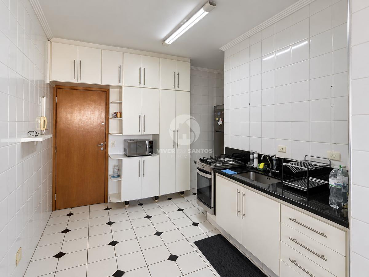 Apartamento, 2 Dormitórios, sendo 1 suíte, Dependência de Serviço, Vaga e Portaria 24h no Campo Grande – Santos/SP em Campo Grande, Santos — foto 8