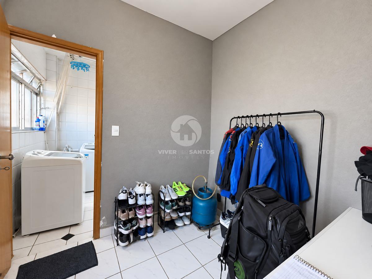 Apartamento, 2 Dormitórios, sendo 1 suíte, Dependência de Serviço, Vaga e Portaria 24h no Campo Grande – Santos/SP em Campo Grande, Santos — foto 10