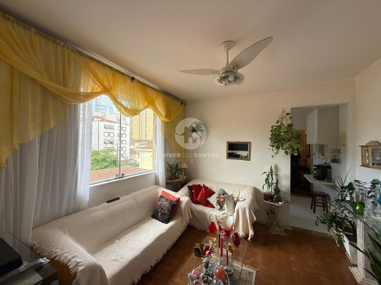 Apartamento, 2 Dormitórios, Vista Livre e Vaga Demarcada no Embaré – Santos/SP em Embaré, Santos — foto 3