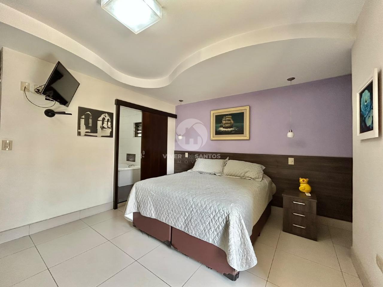 Sobrado 3 Dormitórios, Suíte com Hidromassagem, Piscina, Churrasqueira e 2 Vagas no Embaré – Santos/SP em Embaré, Santos — foto 9