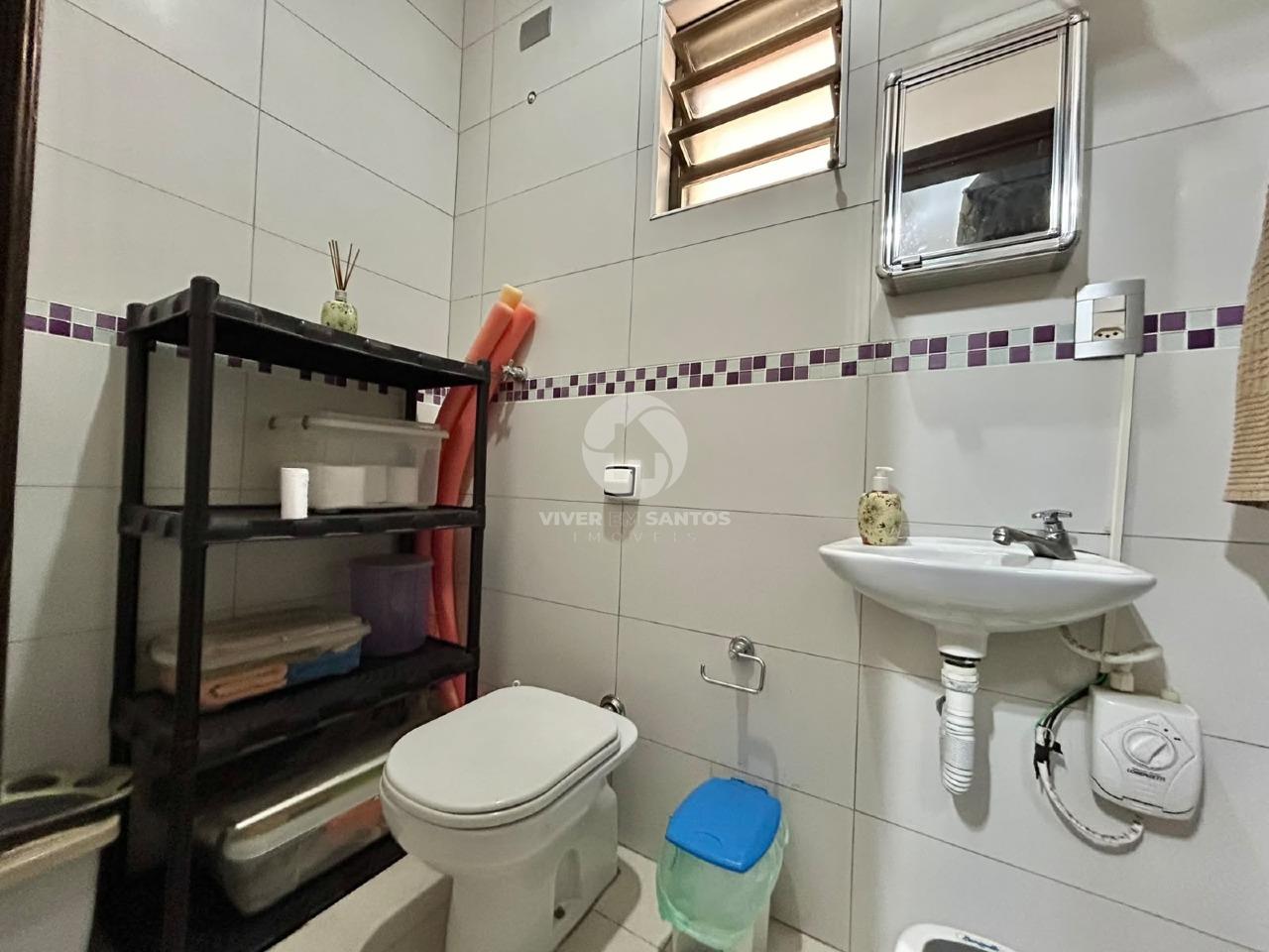 Sobrado 3 Dormitórios, Suíte com Hidromassagem, Piscina, Churrasqueira e 2 Vagas no Embaré – Santos/SP em Embaré, Santos — foto 23