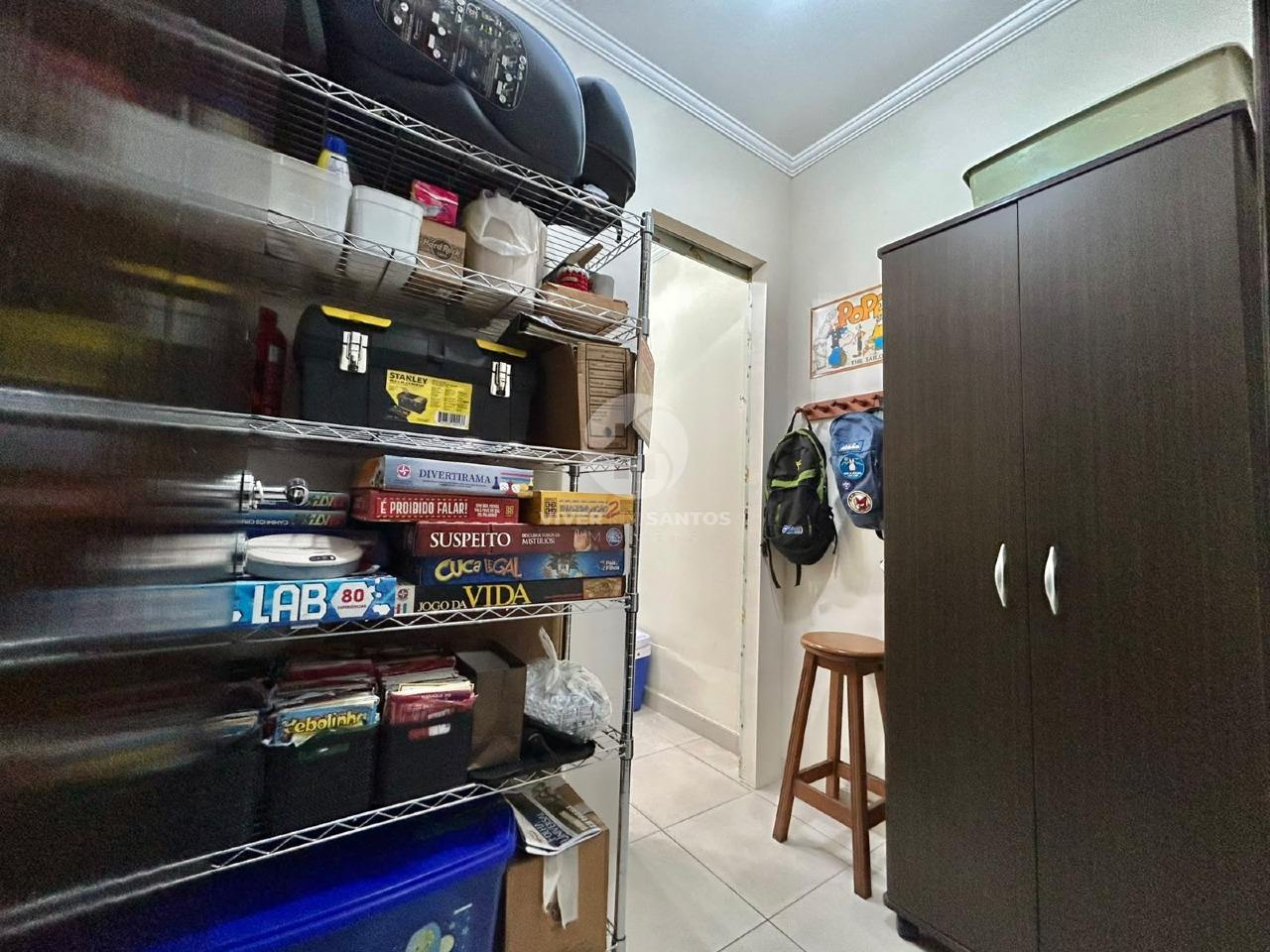 Sobrado 3 Dormitórios, Suíte com Hidromassagem, Piscina, Churrasqueira e 2 Vagas no Embaré – Santos/SP em Embaré, Santos — foto 22