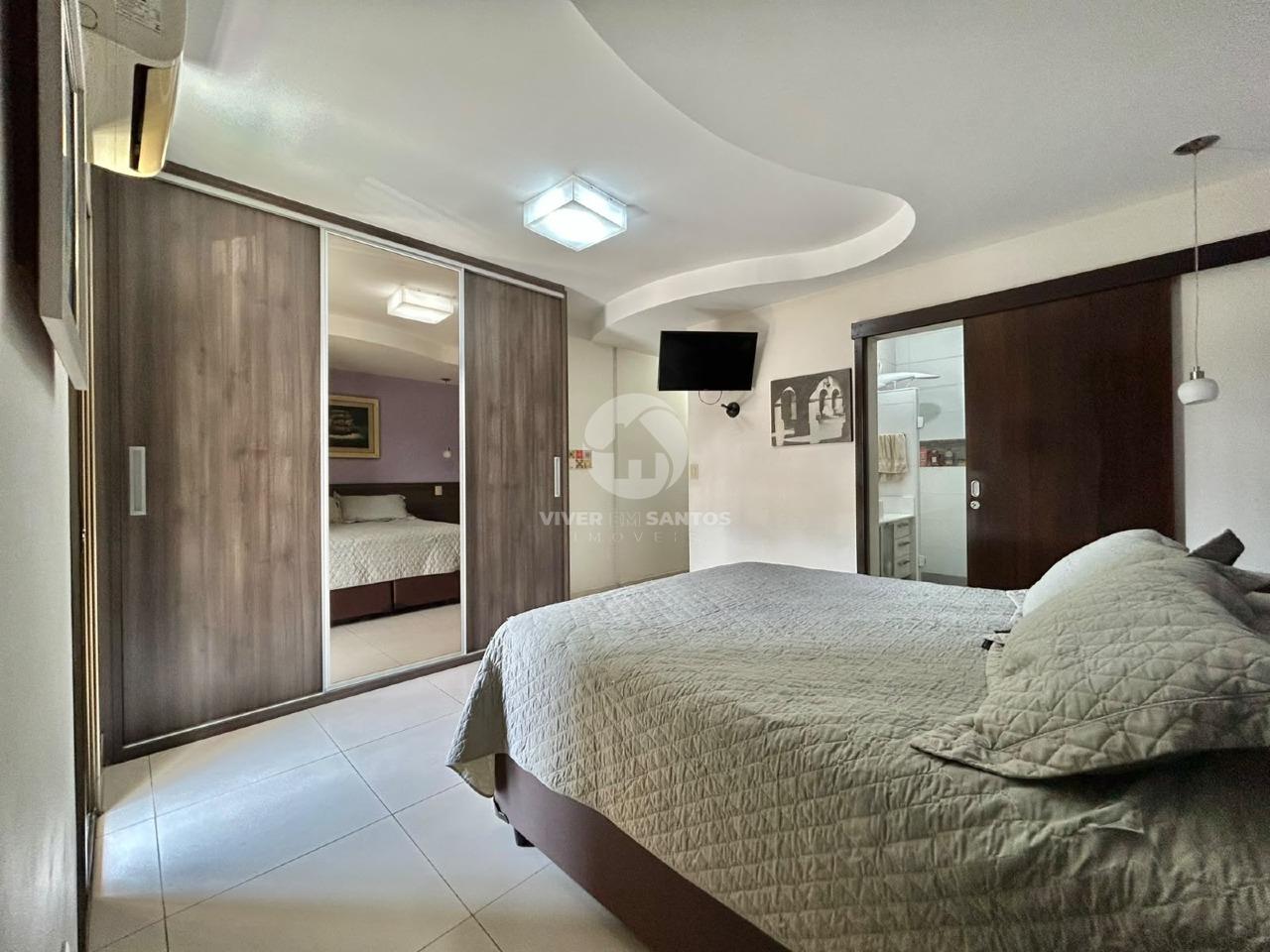 Sobrado 3 Dormitórios, Suíte com Hidromassagem, Piscina, Churrasqueira e 2 Vagas no Embaré – Santos/SP em Embaré, Santos — foto 10