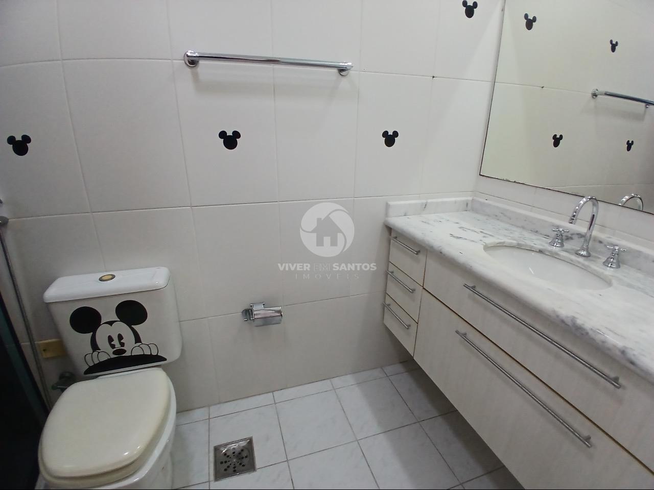 Cobertura, 4 Suítes, Piscina Privativa, Churrasqueira e 3 Vagas no Embaré – Santos/SP em Embaré, Santos — foto 9