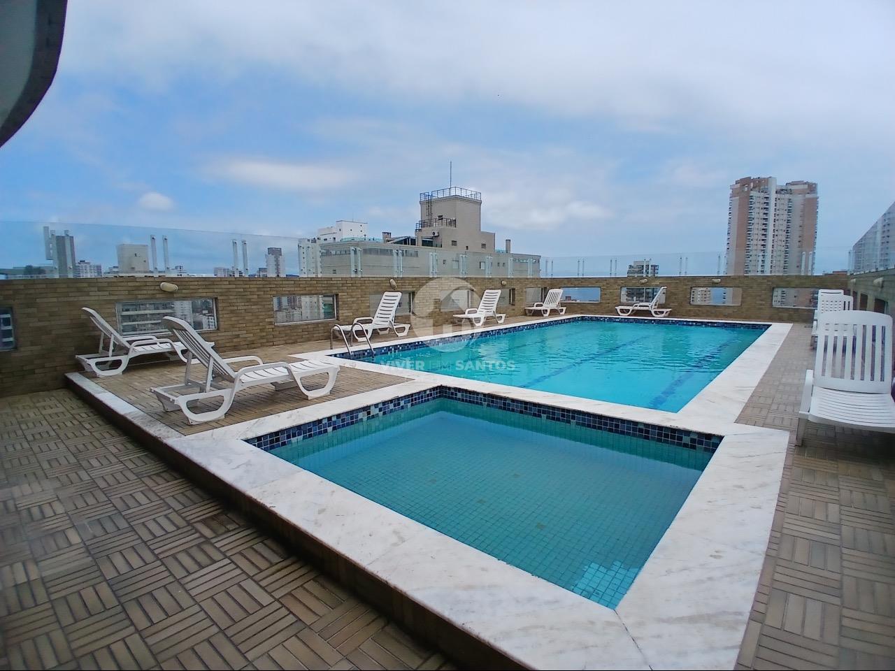 Cobertura, 4 Suítes, Piscina Privativa, Churrasqueira e 3 Vagas no Embaré – Santos/SP em Embaré, Santos — foto 25