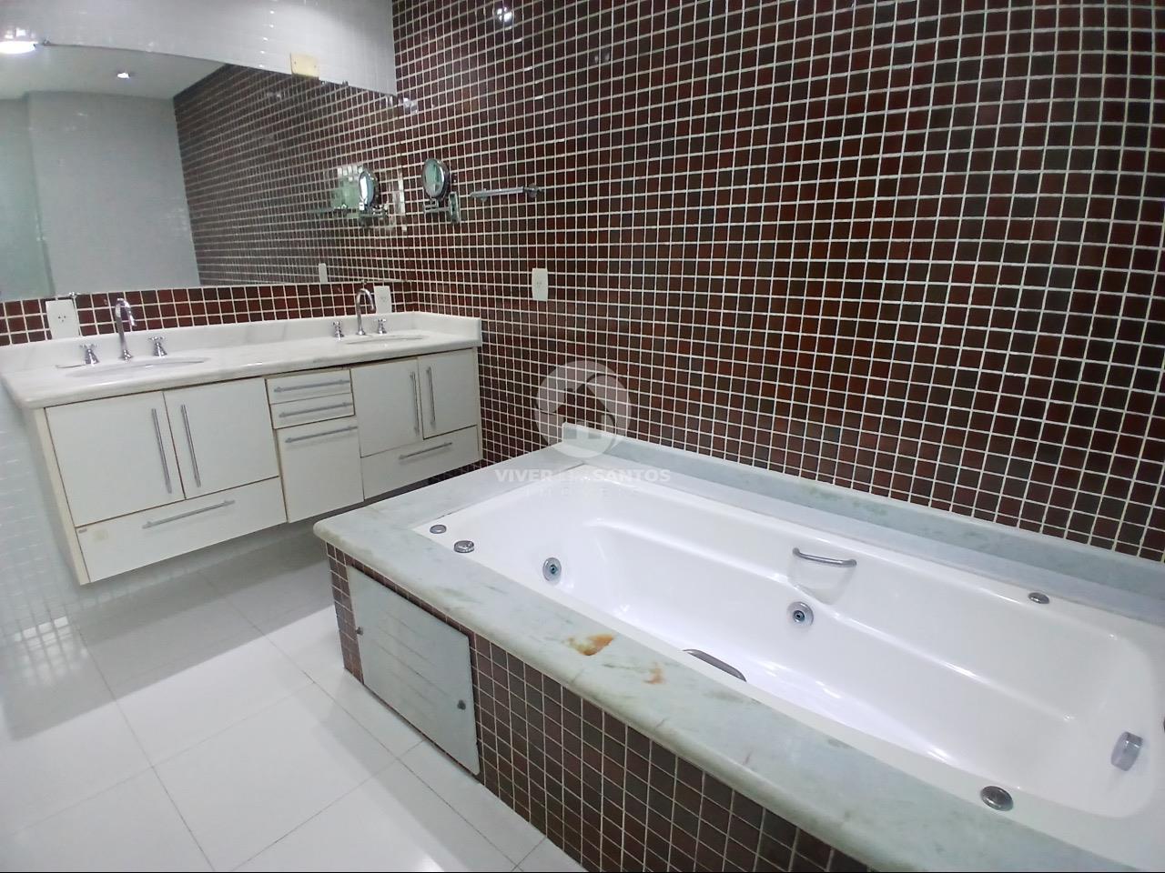 Cobertura, 4 Suítes, Piscina Privativa, Churrasqueira e 3 Vagas no Embaré – Santos/SP em Embaré, Santos — foto 13