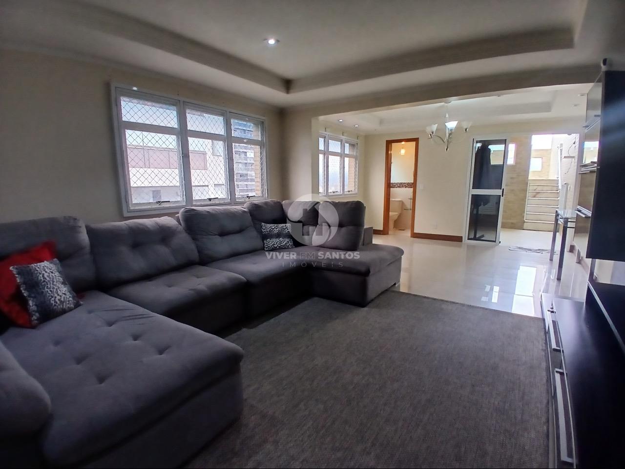 Cobertura, 4 Suítes, Piscina Privativa, Churrasqueira e 3 Vagas no Embaré – Santos/SP em Embaré, Santos — foto 5