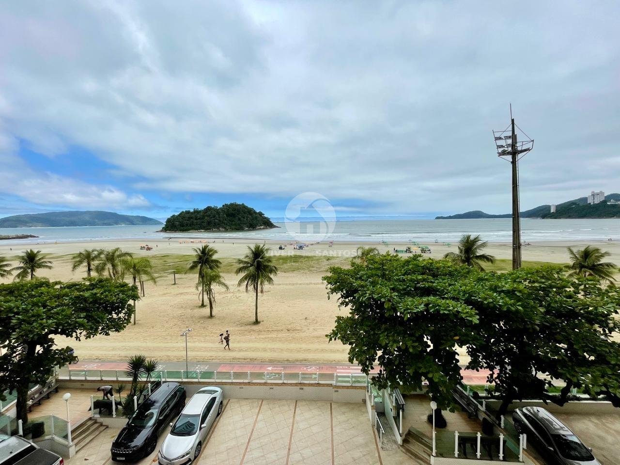 Apartamento Pé na Areia, 3 Dormitórios, Suíte, Vista para o Mar e 2 Vagas no José Menino – Santos/SP em José Menino, Santos — foto 5