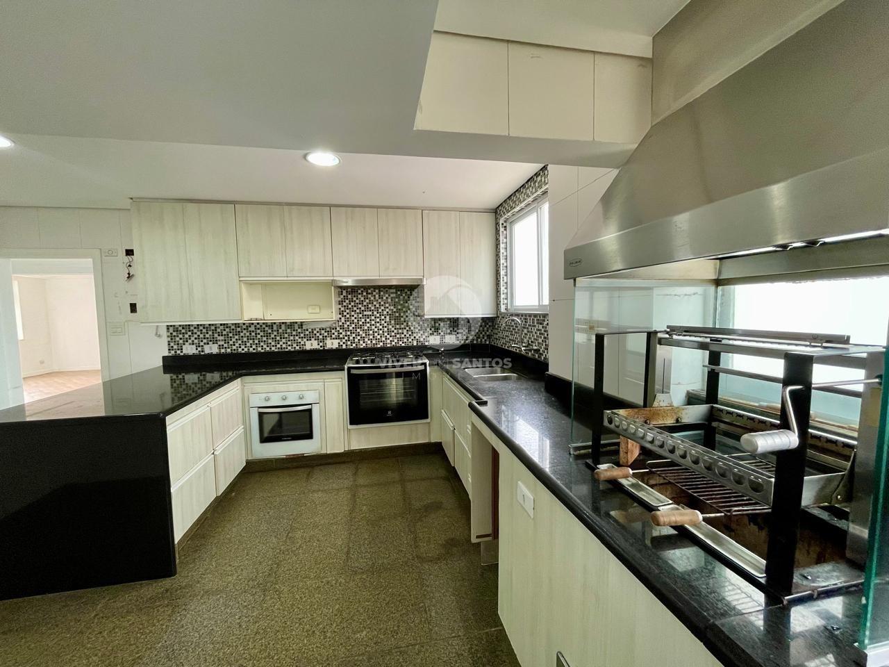 Apartamento Pé na Areia, 3 Dormitórios, Suíte, Vista para o Mar e 2 Vagas no José Menino – Santos/SP em José Menino, Santos — foto 17