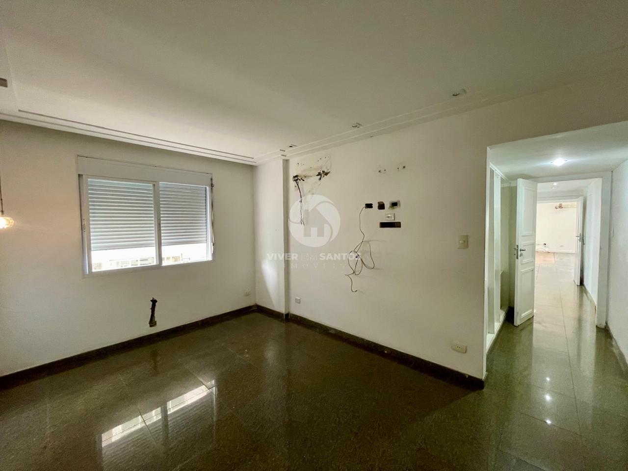 Apartamento Pé na Areia, 3 Dormitórios, Suíte, Vista para o Mar e 2 Vagas no José Menino – Santos/SP em José Menino, Santos — foto 7
