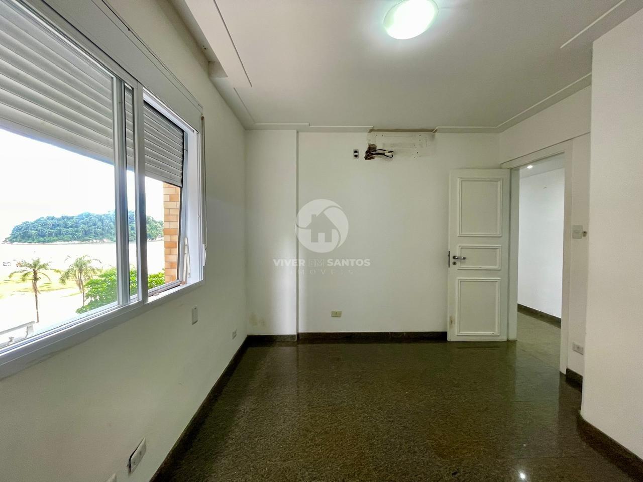 Apartamento Pé na Areia, 3 Dormitórios, Suíte, Vista para o Mar e 2 Vagas no José Menino – Santos/SP em José Menino, Santos — foto 12