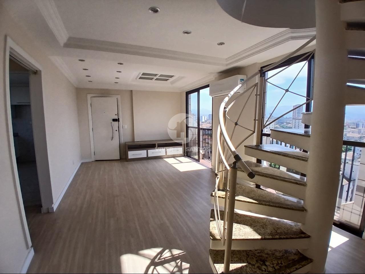 Cobertura Duplex, 3 Dormitórios, Suíte, Piscina Privativa e 3 Vagas no Embaré – Santos/SP em Embaré, Santos — foto 4