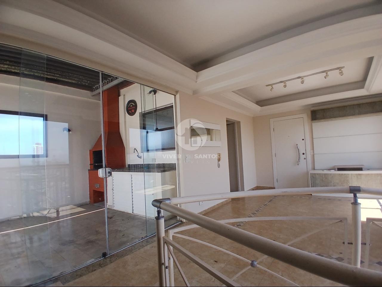 Cobertura Duplex, 3 Dormitórios, Suíte, Piscina Privativa e 3 Vagas no Embaré – Santos/SP em Embaré, Santos — foto 24