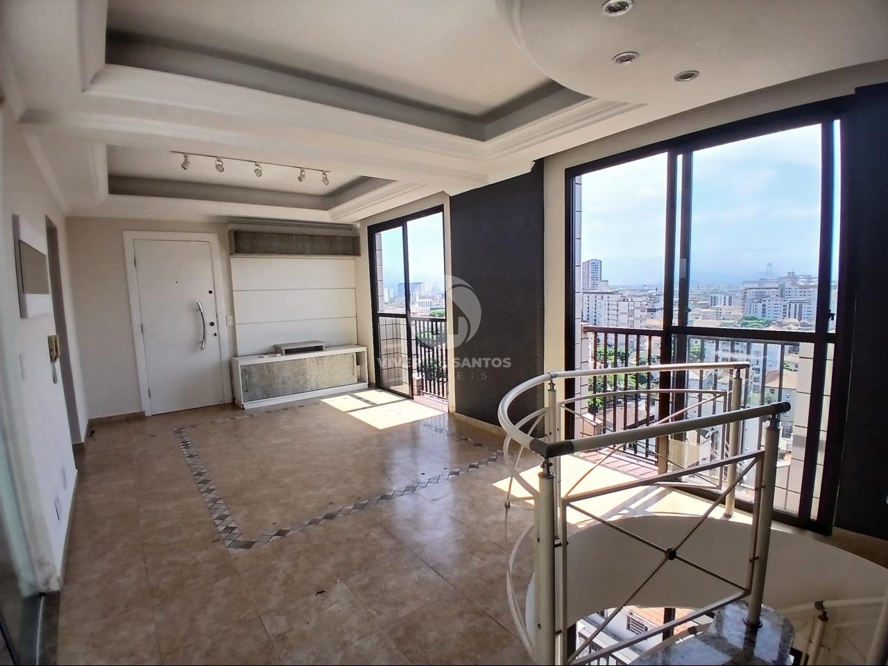 Cobertura Duplex, 3 Dormitórios, Suíte, Piscina Privativa e 3 Vagas no Embaré – Santos/SP em Embaré, Santos — foto 23