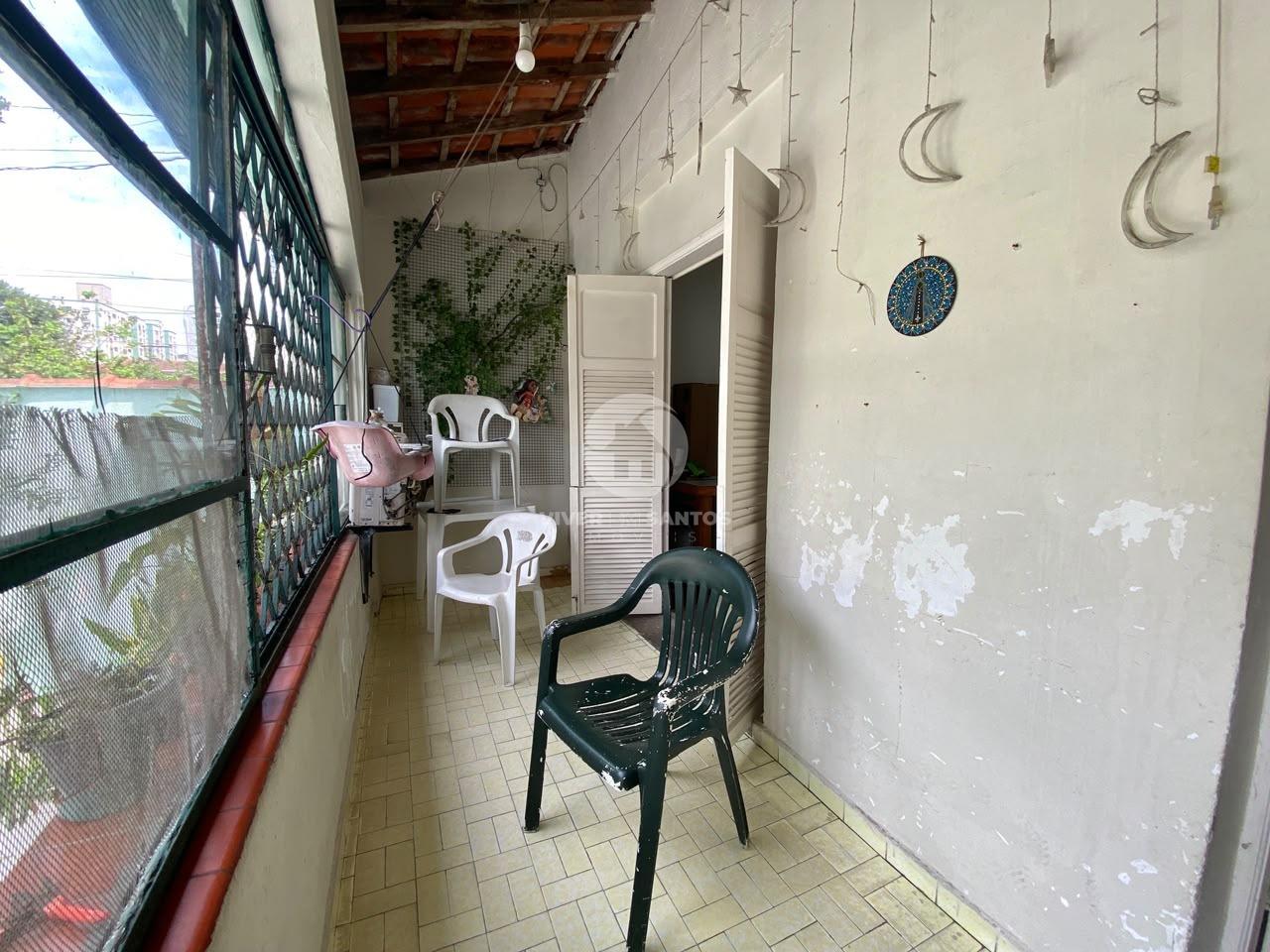 Sobrado Geminado, 2 Dormitórios, Quintal, Jardim e Garagem no Campo Grande – Santos/SP em Campo Grande, Santos — foto 3