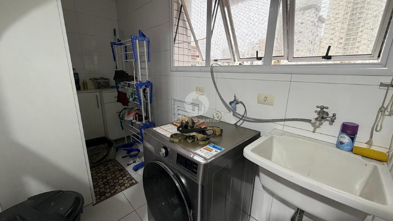 Apartamento 3 Dormitórios, Suíte, Varanda Vista Mar e Lazer Completo a 1 Quadra da Praia – Santos/SP em Embaré, Santos — foto 26
