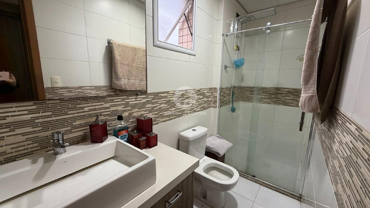 Apartamento 3 Dormitórios, Suíte, Varanda Vista Mar e Lazer Completo a 1 Quadra da Praia – Santos/SP em Embaré, Santos — foto 20